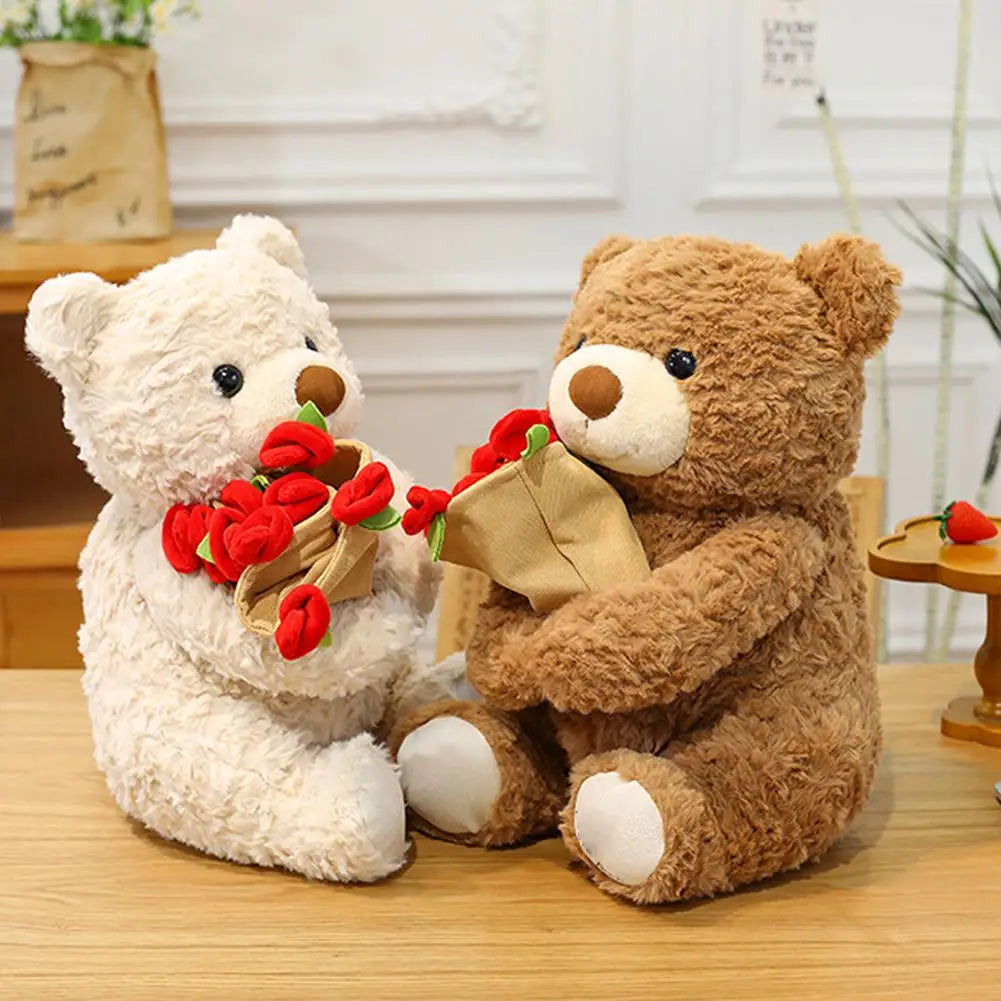 Teddy Bear with Roses