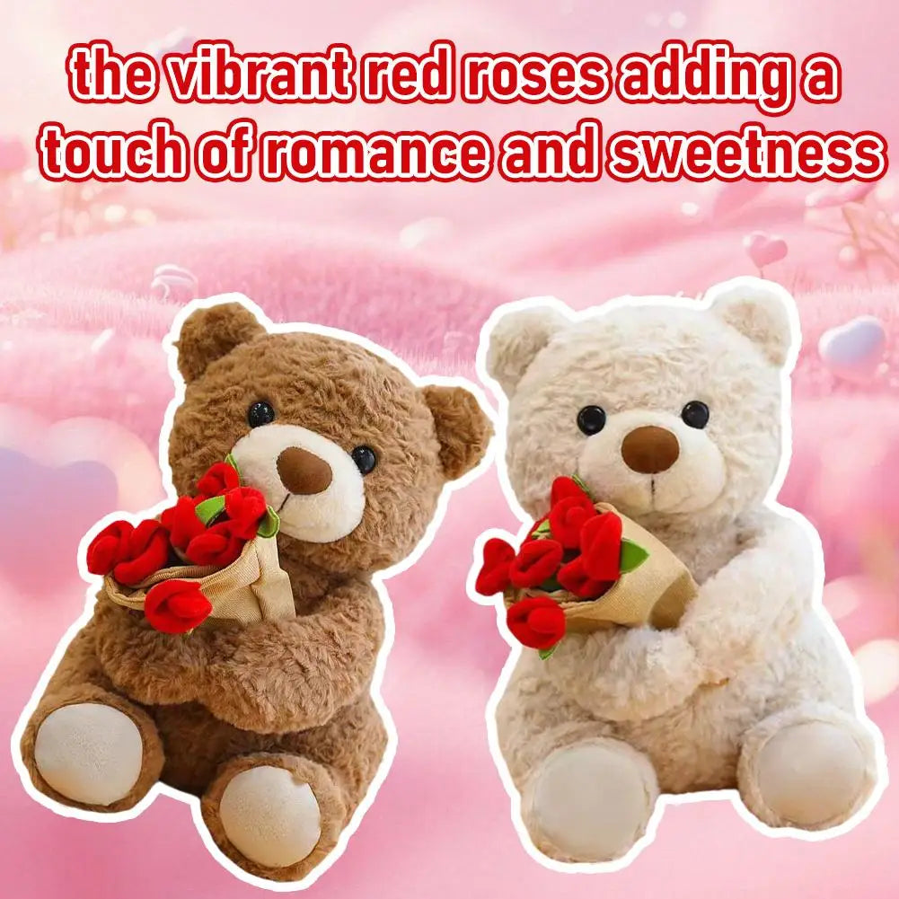 Teddy Bear with Roses