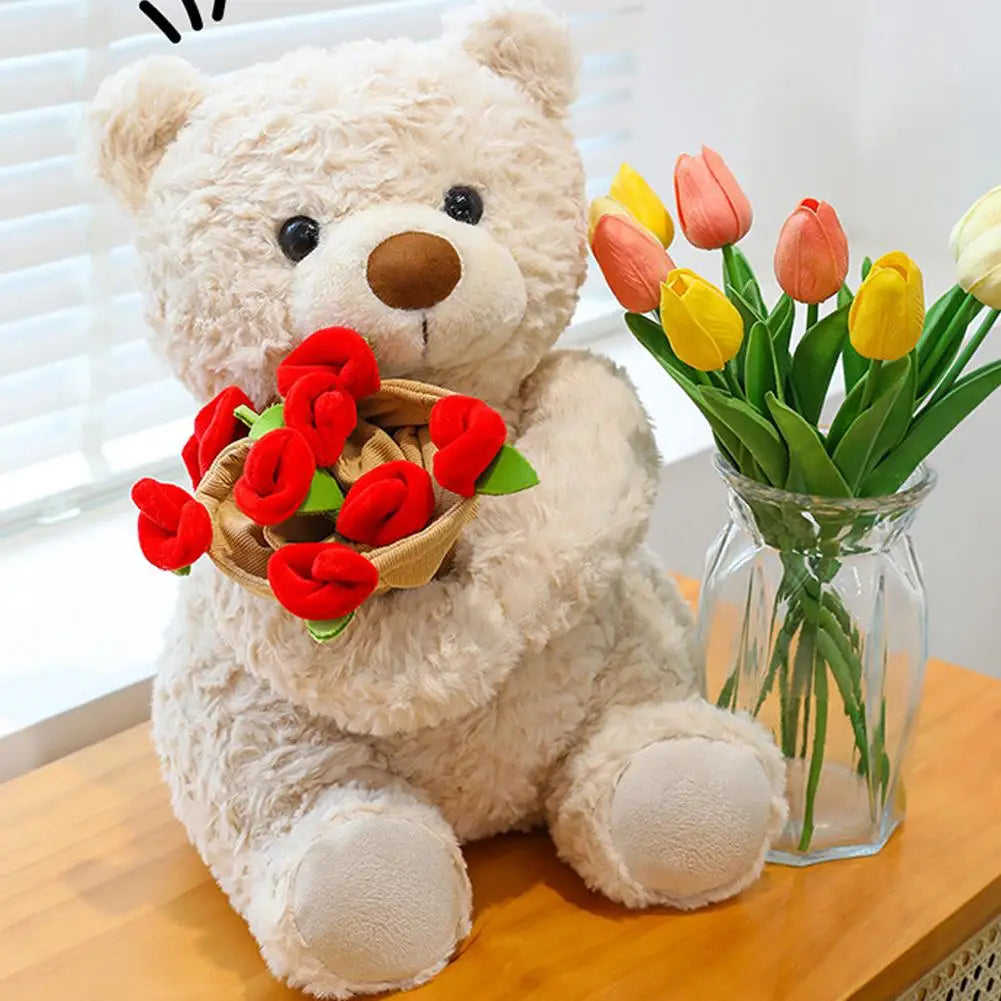 Teddy Bear with Roses