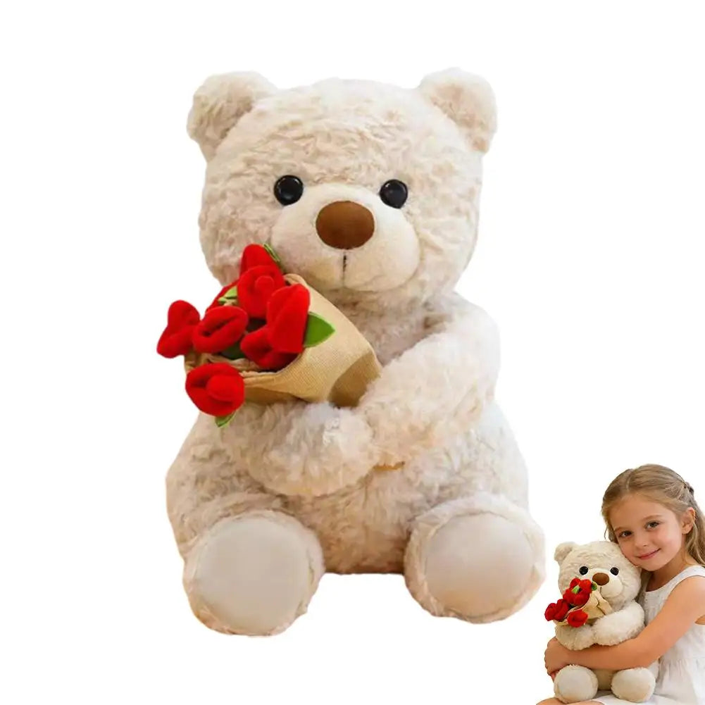 Teddy Bear with Roses