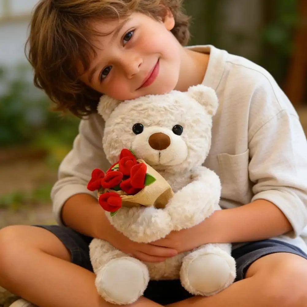Teddy Bear with Roses