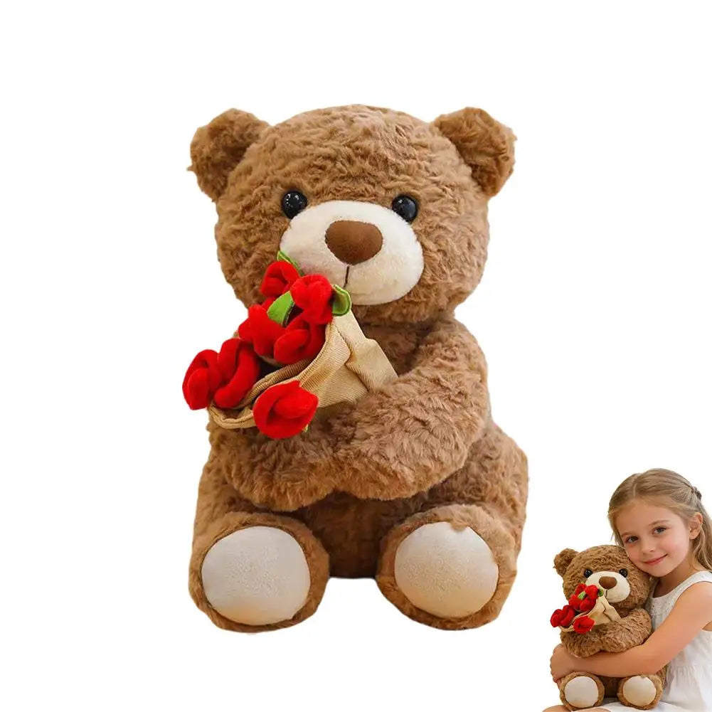 Teddy Bear with Roses