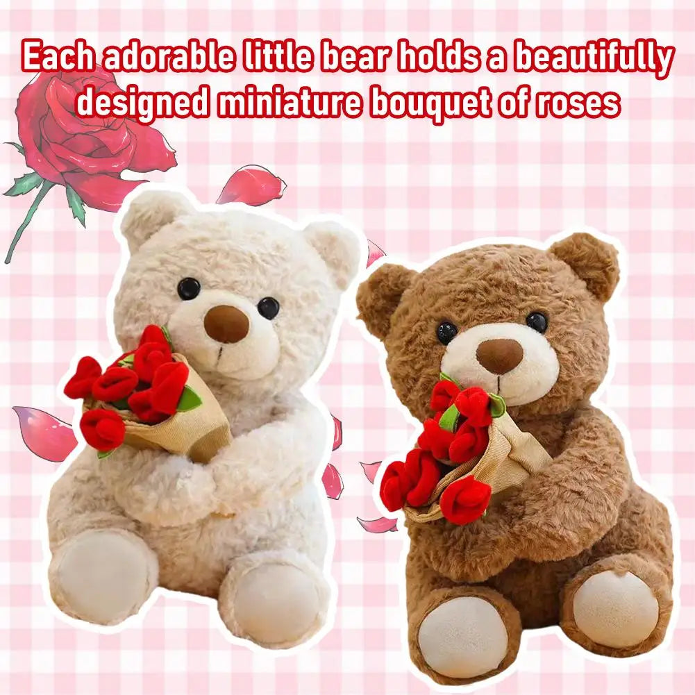 Teddy Bear with Roses