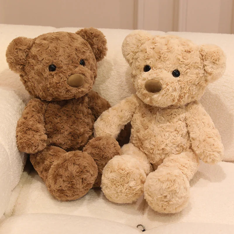 Lovely Curly Teddy Bear Doll Brown Bear Plush