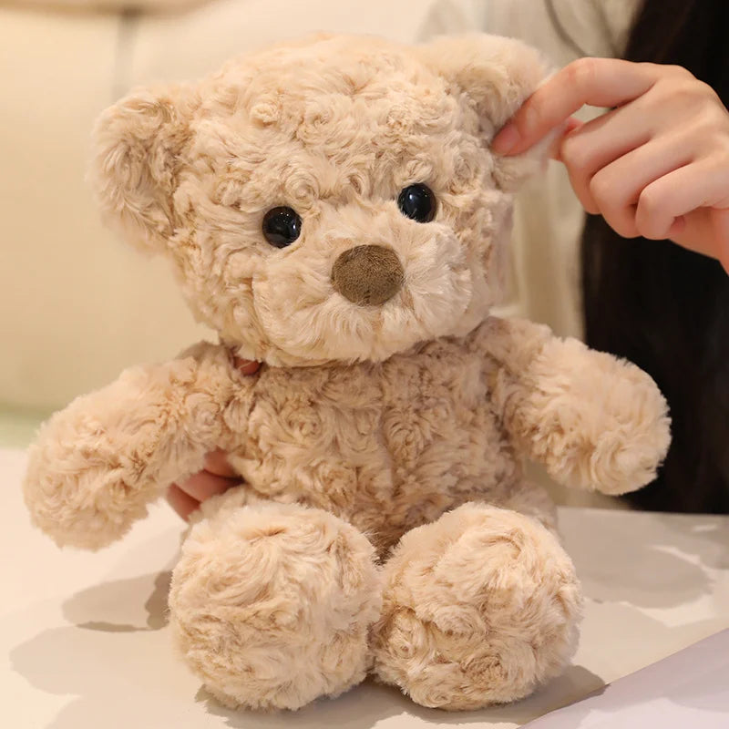Lovely Curly Teddy Bear Doll Brown Bear Plush