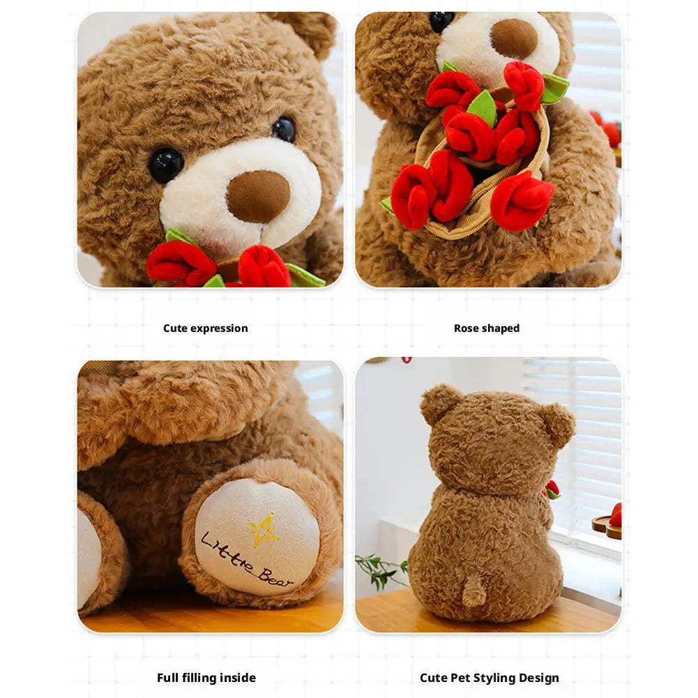 Teddy Bear with Roses
