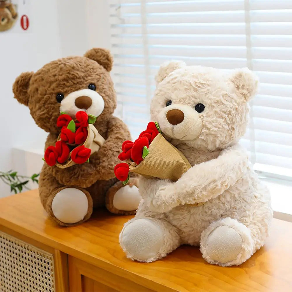 Teddy Bear with Roses