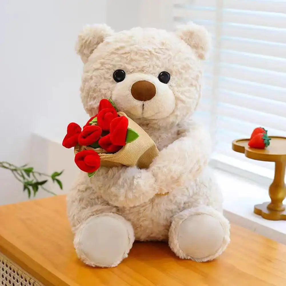 Teddy Bear with Roses