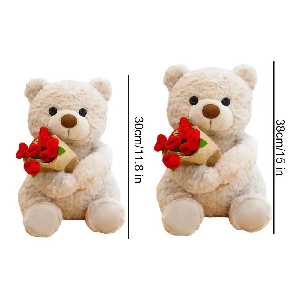 Teddy Bear with Roses