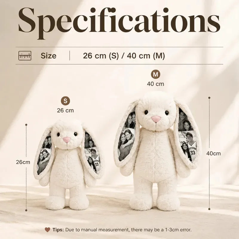 Personalized Stuffed Rabbit Ears