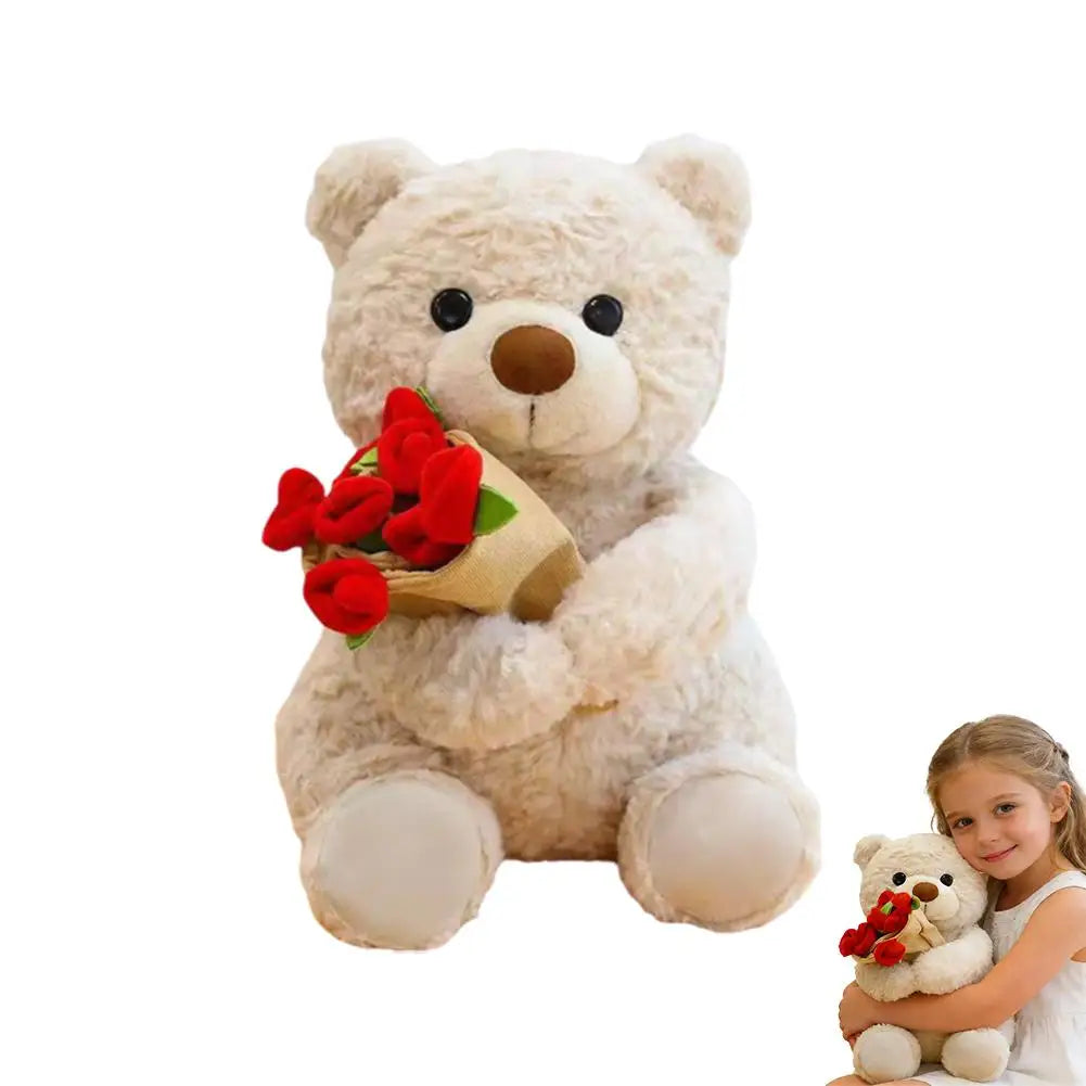 Teddy Bear with Roses