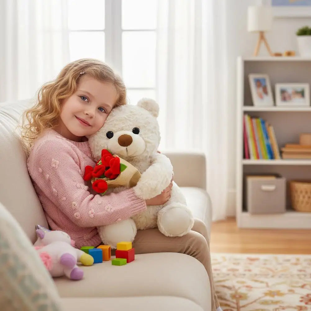 Teddy Bear with Roses